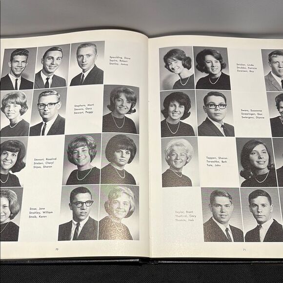1965 Black Yearbook from Bowsher high school Toledo OH - Picture 7 of 8